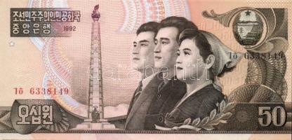 Észak-Korea 1992. 1W, 50W T:I