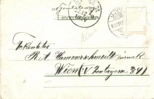 1900 Nagyszeben, Hermannstadt, Sibiu; Grosser Ring, Kleiner Ring mit Raththurm / Fő tér, Várostorony...