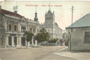 Nagyenyed, Aiud; Bálint ház, Megyeház. Lázár Adolf utóda kiadása / mansion, county hall (EK)