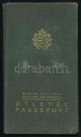 1938 Keményfedeles útlevél / Hungarian passport