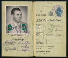 1938 Keményfedeles útlevél / Hungarian passport
