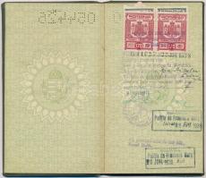 1938 Keményfedeles útlevél / Hungarian passport