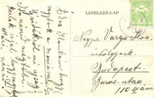 Zalacsány, Gróf Batthyányi Pál kastélya, belső. Gróf Batthyányi Pálné levele (EK)