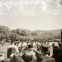 Vegyes fotónegatív tétel (síelők a Tátrában, teniszezők, katonák, stb.), 22 db, 6x6 cm