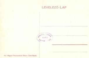 Budapest VII. Auer Ignác fia menyasszonyi kelengye üzlete. Rákóczi út 10. reklámlap / Hungarian wedd...