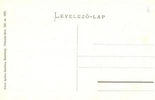 Badacsony, Szent György-hegy, Bazalt oszlopok. Mérei Ignác kiadása 1907