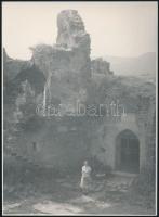 cca 1950-1960 Magyarországi várak, 5 db fotó, 17x23 cm