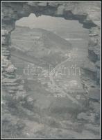 cca 1950-1960 Magyarországi várak, 5 db fotó, 17x23 cm