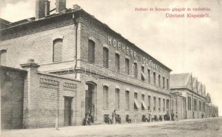 1908 Budapest XIX. Kispest, Hofherr és Schrantz gépgyár és vasöntöde. Fischhof Henrik kiadása (EK)