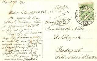 1908 Budapest XIX. Kispest, Hofherr és Schrantz gépgyár és vasöntöde. Fischhof Henrik kiadása (EK)