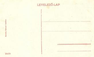 Nyíregyháza, Új vasútállomás lovaskocsikkal. Borbély Sámuel kiadása 21479. / Bahnhof / railway stati...