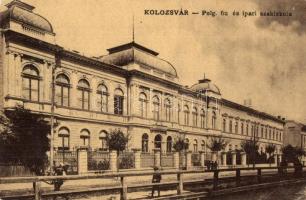 Kolozsvár, Cluj; Polgári fiú és ipari szakiskola. 997. / boys school (EK)