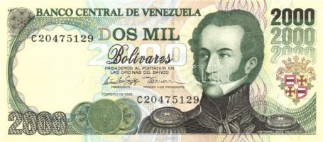 Venezuela 1989. 2B + 1998. 2000B T:I