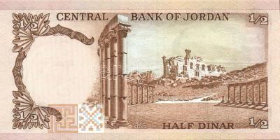 Jordánia 1975-92. 1/2D Sign.18 T:I