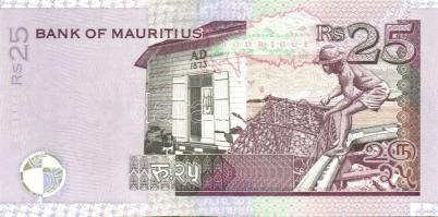 Mauritius 1985. 10R + 1999. 25R T:I