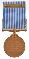 Nagy-Britannia(?) 1950-1953. "Koreai Háború Sorkatonai Szolgálati Érem" aranyozott Br kitü...