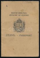 1931 A Magyar Királyság által kiállított fényképes útlevél / Hungarian passport