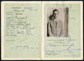 1931 A Magyar Királyság által kiállított fényképes útlevél / Hungarian passport