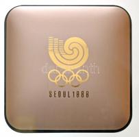 Dél-Korea 1987. 5000W Ag "1988 Olimpia - Taekwondo" eredeti dísztokban, tanúsítvánnyal T:B...