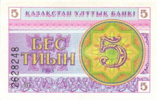 Kazahsztán 1993. 1t, 2t, 5t, 10t, 20t, 1T, 3T, 5T, 10T, 20T, 100T T:I