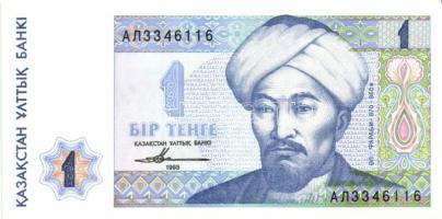 Kazahsztán 1993. 1t, 2t, 5t, 10t, 20t, 1T, 3T, 5T, 10T, 20T, 100T T:I