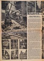 1944 Budapest bombázása korabeli lapokban (Pesti Hírlap, Esti Újság, Magyarország, Magyar erő - bő k...