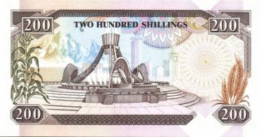 Kenya 1981-88. 5Sh, 10Sh, 20Sh, 50Sh, 100Sh, 200Sh teljes sor, benne jobb évszámok! T:I