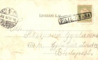 1904 Piliscsaba-tábor, Tekepálya tekéző katonákkal / K.u.K. soldiers playing bowling in the military...