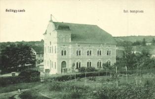 Szilágycseh, Cehu Silvaniei, Bömischdorf; Izraelita templom, zsinagóga. Krémer Ignátz kiadása / synagogue