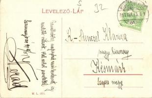 Szamosújvár, Gherla; M. kir. állami főgimnázium. W. L. 1871. / grammar school (EK)