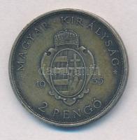1935. 2P Ag "Pázmány" T:2 ph.,patina
Adamo P7