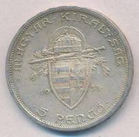 1938. 5P Ag "Szent István" T:1-,2  
Adamo P8.1