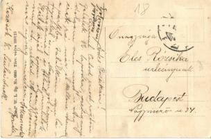 Temesvár, Timisoara; Ferenc József színház, villamos. Ideal W. L. Bp. 6660. / Franz Joseph Theater, ...