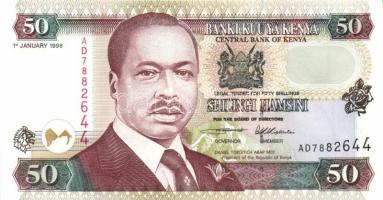 Kenya 1995-96. 20Sh, 50Sh T:I