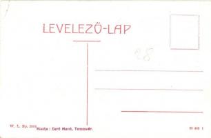 Temesvár, Timisoara; Scudier Antal táborszernagy szobor. W. L. Bp. 2006. Kiadja Gerő Manó / Scudier ...