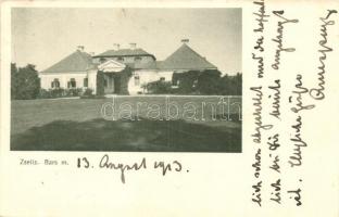 1913 Zselíz, Zeliezovce, Zelis; Gróf Breunner kastély / Schloss / castle. photo