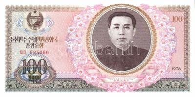 Észak-Korea 1978. 1W, 5W, 10W, 50W, 100W teljes sor! T:I