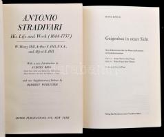 Vegyes könyvtétel, 2 db: 

W. Henry Hill-Arthur F. Hill-Alfred E. Hill: Antonio Stradivari. His Li...