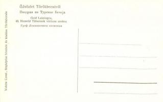 Törökbecse, Újbecse, Novi Becej; Gróf Leiningen 48. Honvéd tábornok vértanú szobra. Wukow Const. fén...