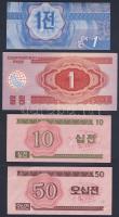 Észak-Korea 1988. 1Ch "Capitalist Visitor", 10Ch, 50Ch, 1W "Socialist Visitor" T...