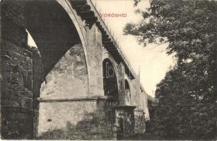 Pozsony, Pressburg, Bratislava; Rothe-Brücke / Vörös híd / railway bridge (EK)