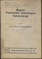 1943 Magyar postaüzemi szabványok gyűjteménye