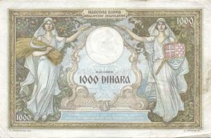 Jugoszlávia 1931. 1000D T:II