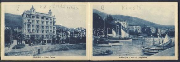 Abbazia 12 lapos képeslapfüzet