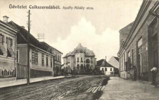 Csíkszereda, Miercurea Ciuc; Apaffy Mihály utca, Vákár L. kiadása / street view