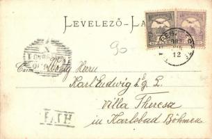 1900 Vágbeszterce, Vágváralja, Povazská Bystrica; A vág völgye, Fő utca, üzlet, templom. Gansel Lipó...