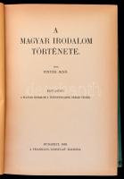 Pintér Jenő: A magyar irodalom története I-II. Bp., 1938, Franklin. Kiadói aranyozott egészvászon-kö...