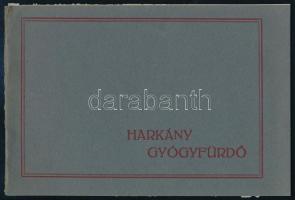 cca 1925 Harkány gyógyfürdő ismertető füzet, sok egész oldalas képpel, két melléklettel, szép állapotban
