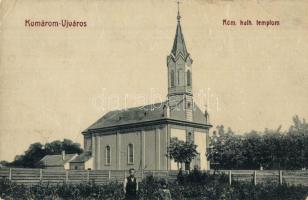 Komárom, Komárno; Újváros, Római katolikus templom. W. L. Bp. 5496. / church (EB)