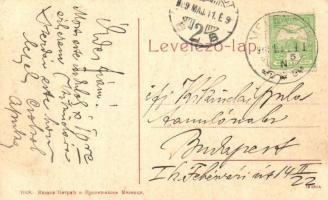 1909 Melence, Melenci, Melencze; vasútállomás. 1048. / Bahnhof / railway station (EK)